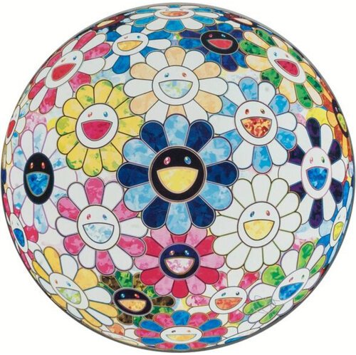 The Flowerball's Painterly Challenge di Takashi Murakami, Stampa in vendita su Singulart