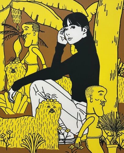 Untitled (Yellow, On Air Kego) de KYNE, Impresión a la venta en Singulart