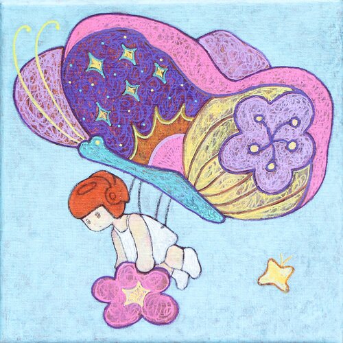 Butterfly Dream von Lingmuki, Malerei kaufen auf Singulart