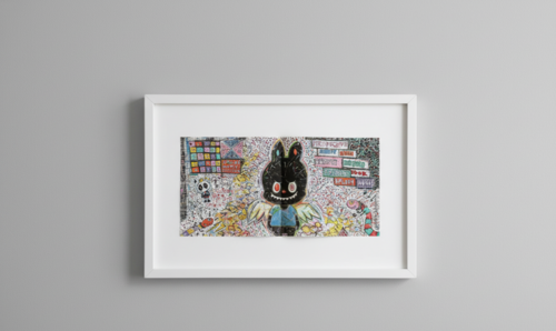 The Monsters Trilogy Poster (Labubu, Zimomo) by Kasing Lung, 인쇄 for Sale on Singulart