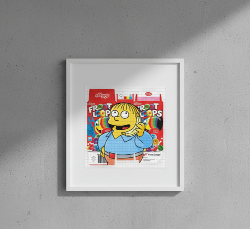 Fruit Loops Ralph (The Simpsons) by Ben Frost, Print for Sale on Singulart