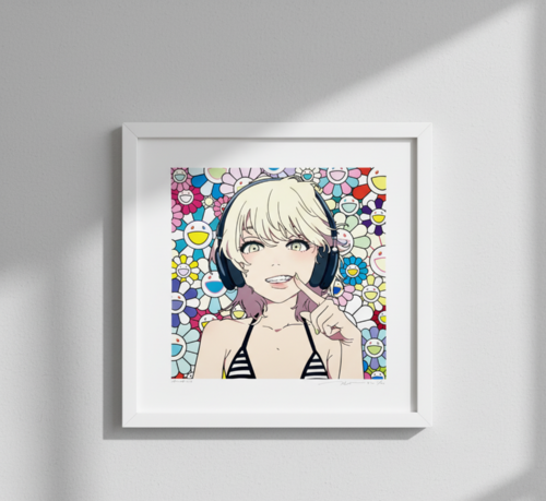 smile_01 w M.F (Blonde) by Takashi Murakami, Print for Sale on Singulart