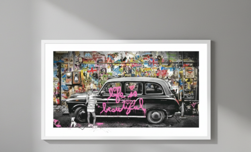 Black Cab (London) by Mr. Brainwash, Print for Sale on Singulart