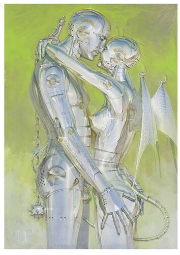 Untitled (Robot, Couple) by Hajime Sorayama, Print for Sale on Singulart