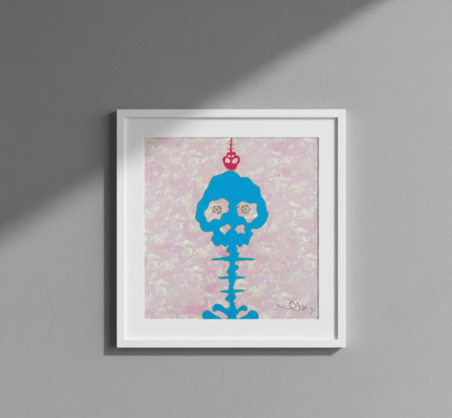 Bokan Camouflage (Pink, Kaikai Kiki) by Takashi Murakami, Print for Sale on Singulart