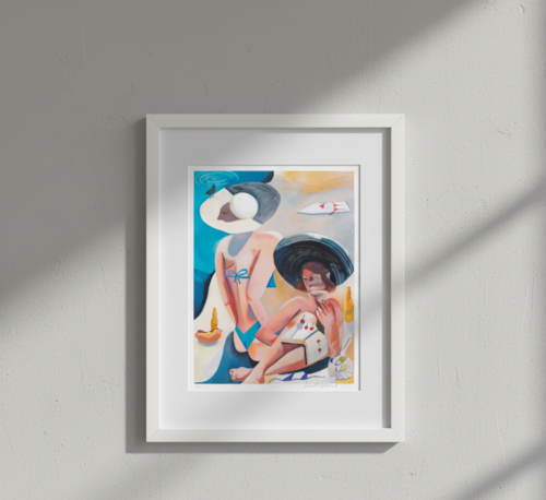 3 Women (Hand Embellished) by Danielle Orchard, Print for Sale on Singulart