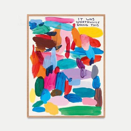 It Was Worthwhile Doing This by David Shrigley, Print for Sale on Singulart