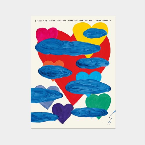 I Wish The Clouds Were Not There by David Shrigley, Print for Sale on Singulart