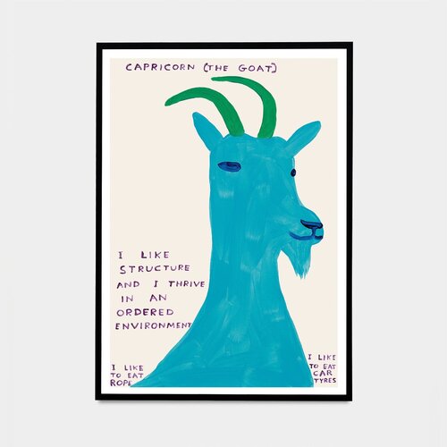 Capricorn (The Goat) de David Shrigley, Impresión a la venta en Singulart