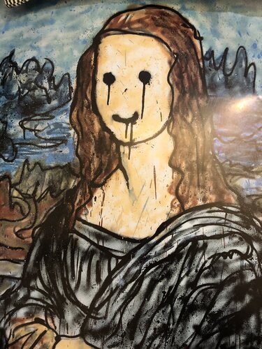 Mona Lisa 3P (Inspired by Leonardo Da Vinci) by MADSAKI, 版画 for Sale on Singulart