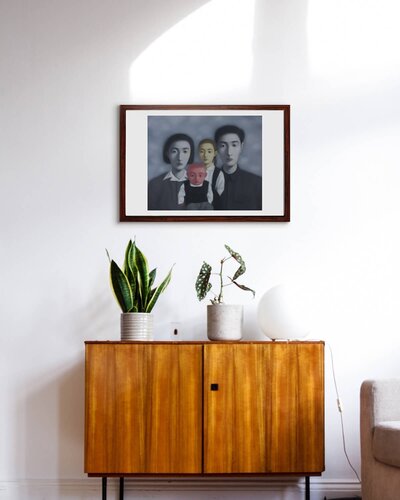 Bloodline—Big Family No. 17 (X- Large) by Zhang Xiaogang, Print for Sale on Singulart