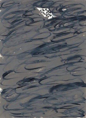 Gap in the Clouds (Grey) di David Shrigley, Stampa in vendita su Singulart