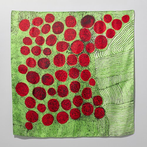 Yayoi Kusama -  Scarf (FORM OF LOVE) by Yayoi Kusama, Print for Sale on Singulart