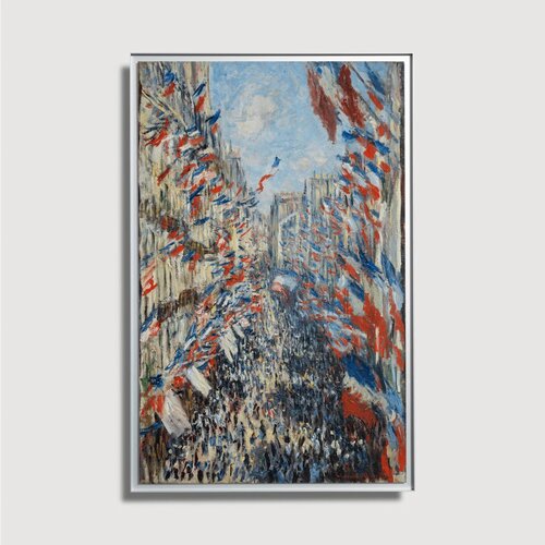 Claude Monet -  La Rue Montorgueil à Paris par Claude Monet, Édition en vente sur Singulart
