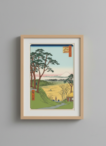 Hiroshige's 100 Famous Views of Edo- Japonisme Reconsidered—Grandpa's Teahouse, Meguro (DOB, Kaikai Kiki) by Takashi Murakami, Print for Sale on Singulart