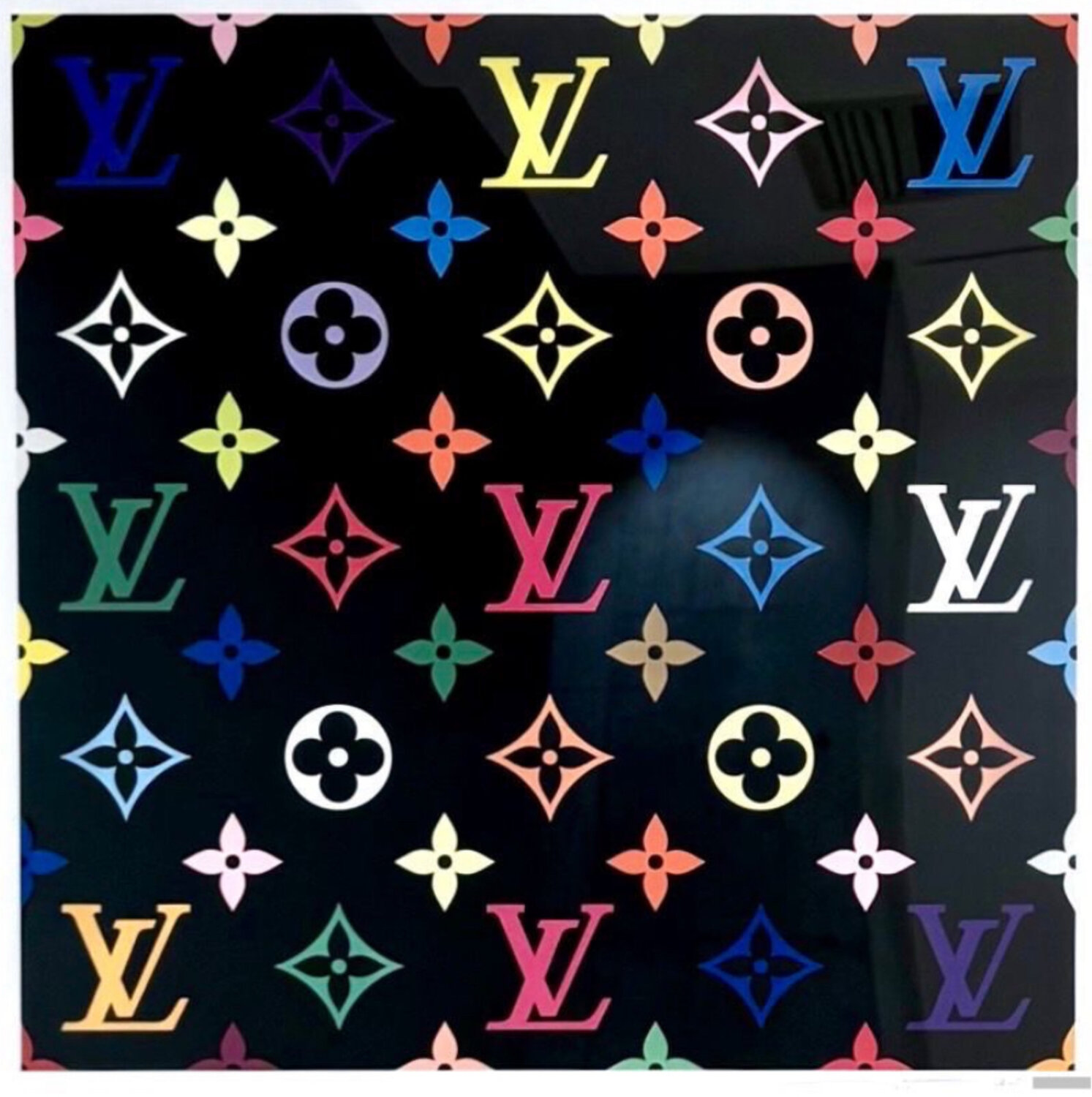 LV Murakami Multicolor Monogram (Black, Louis Vuitton, LV) Takashi Murakami
