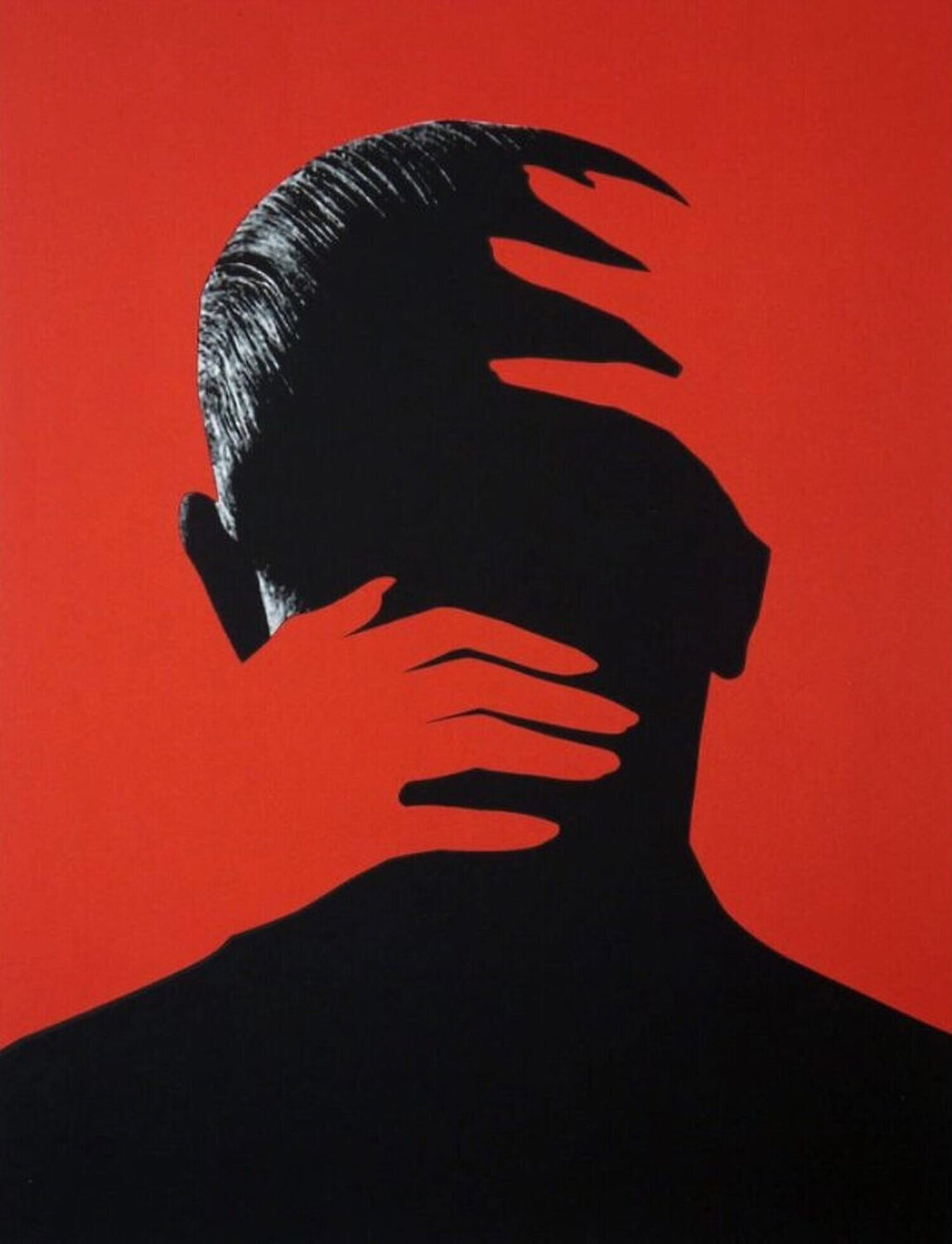 Embrace (Red, Black, Hands) Joe Webb