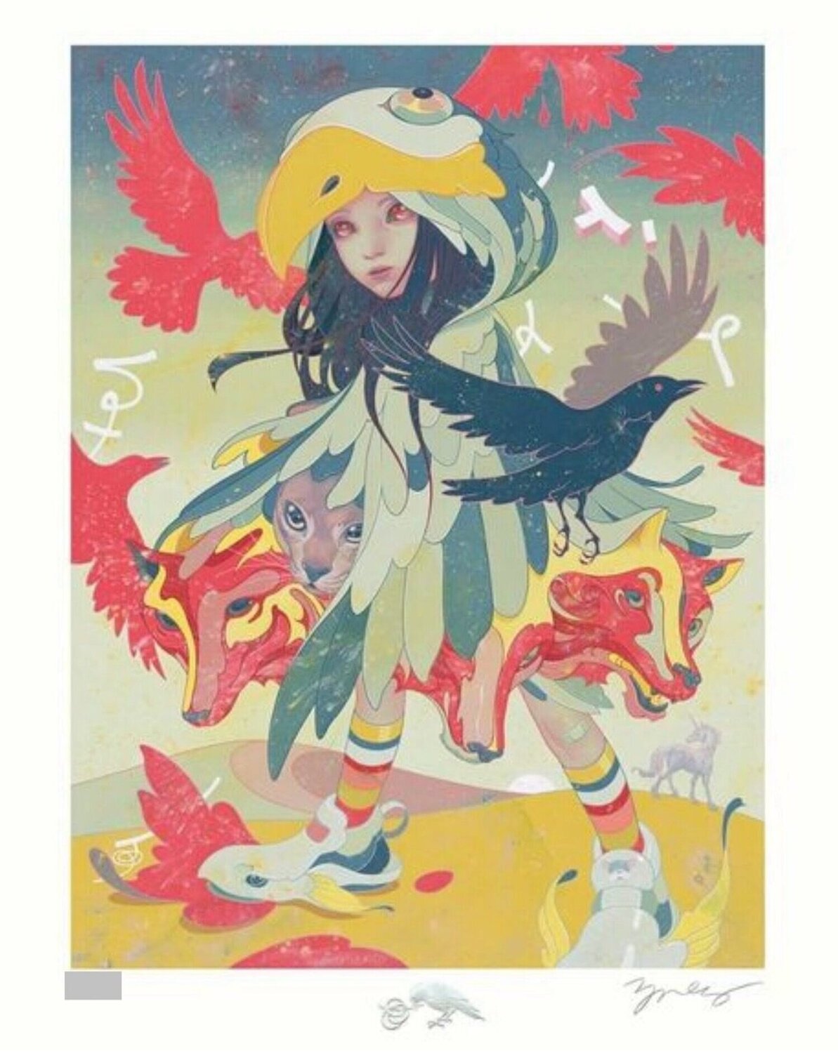 Raven James Jean Print for sale