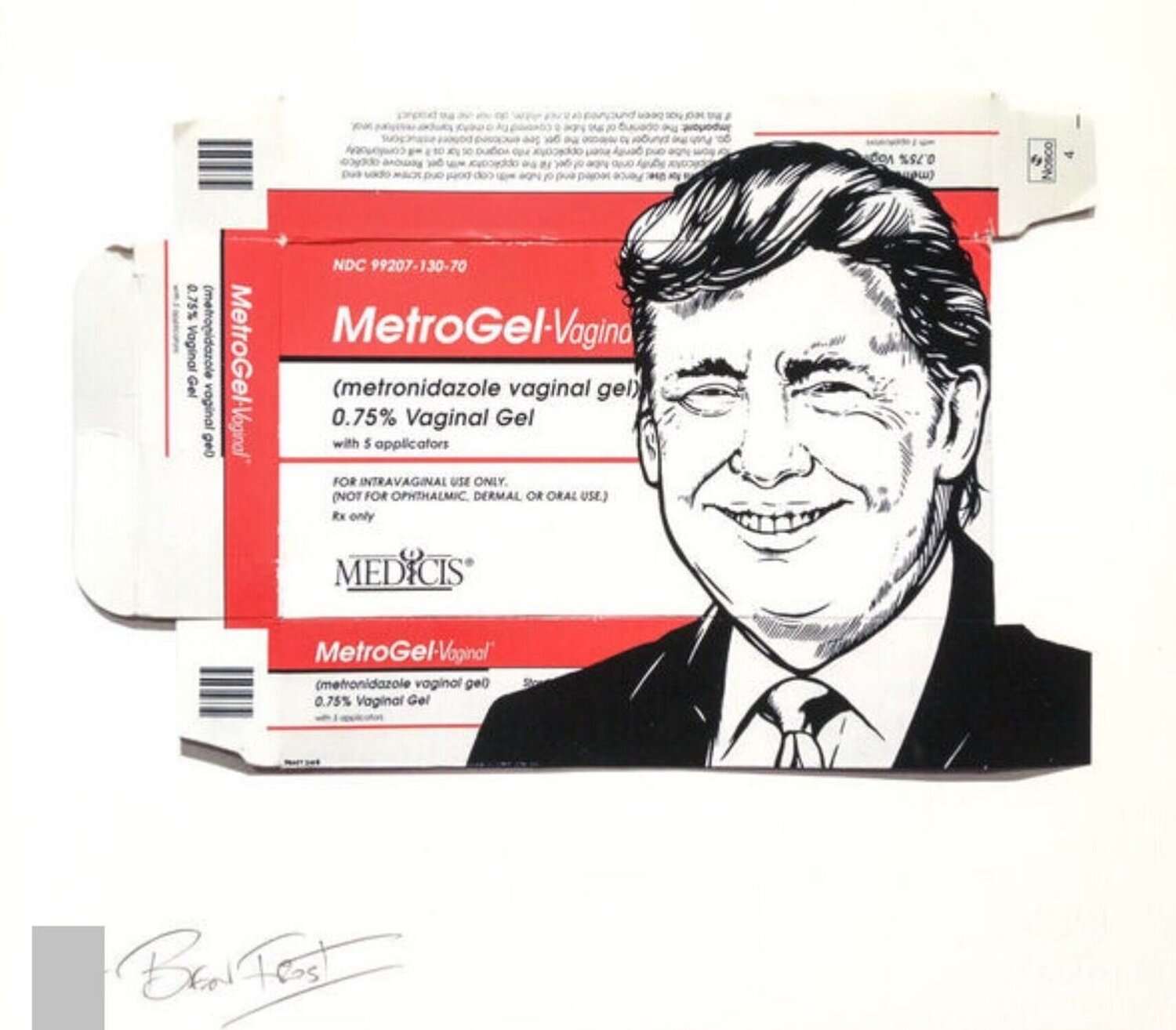 Vagina Gel ( Metro Gel) Ben Frost Druck zu verkaufen