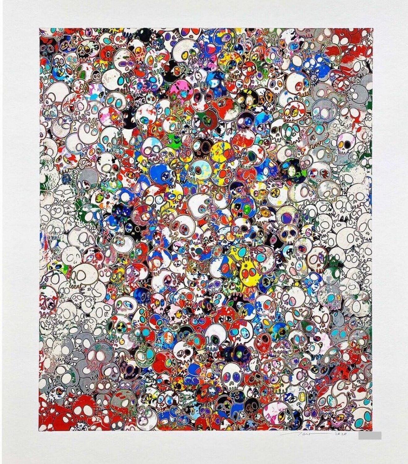 A Fork in the Road ( Skulls) Takashi Murakami