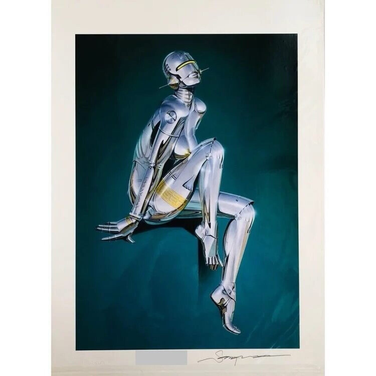 Giclée #250 ( Sexy Robot, Blue) Hajime Sorayama Druck zu verkaufen