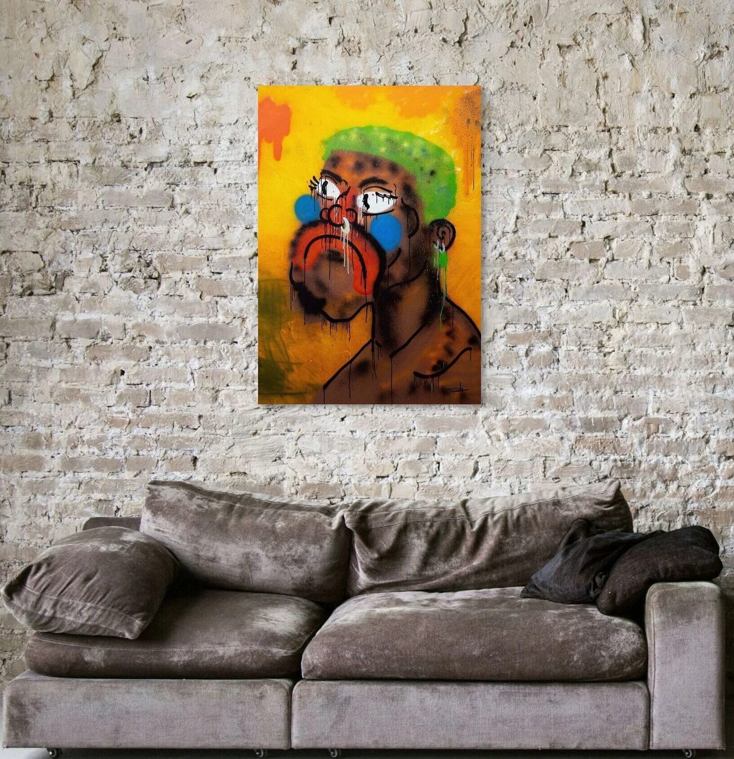 Dennis Rodman ( Large ) Slawn Print for sale