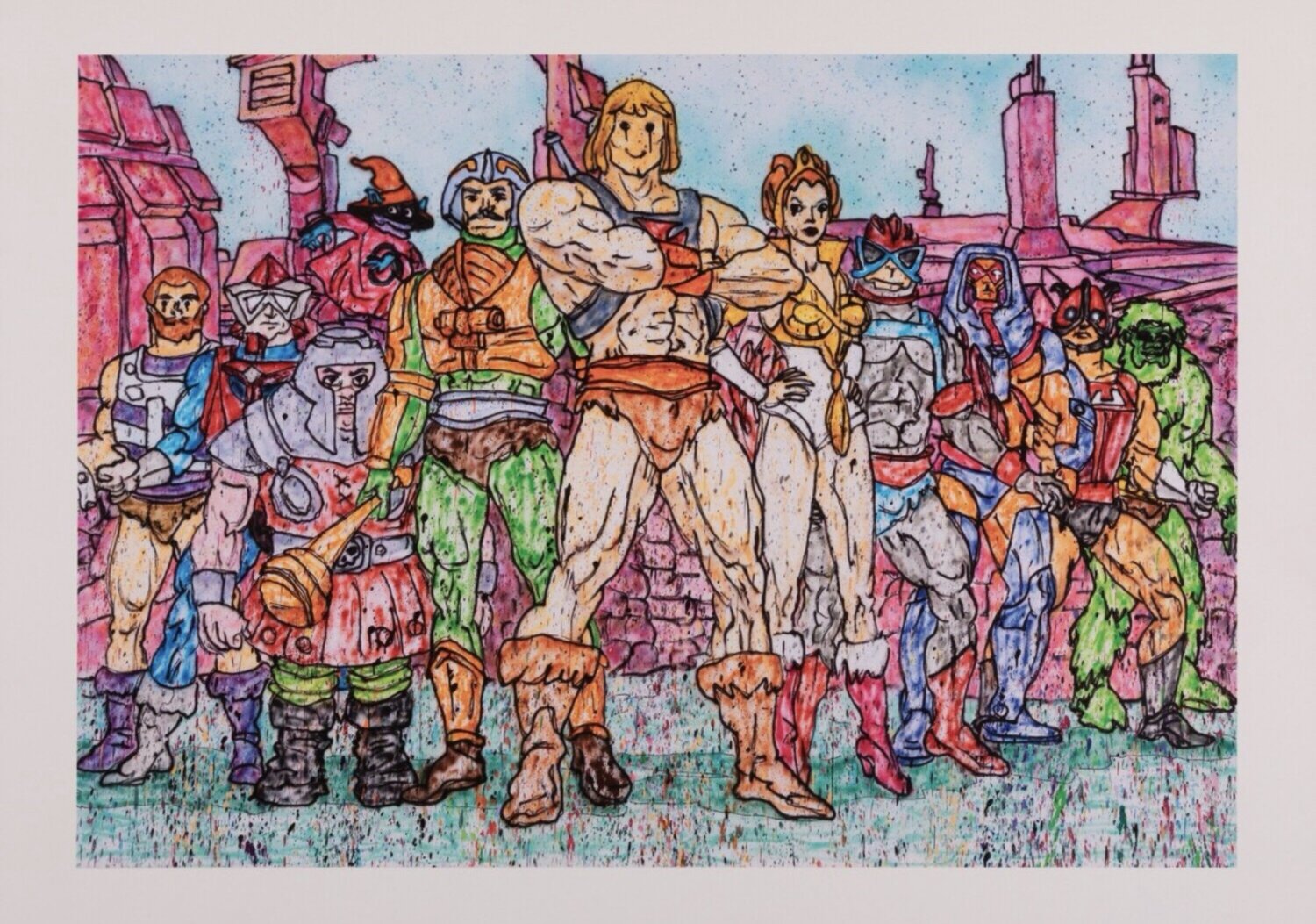 Masters of the Universe (Heroes, He-man) MADSAKI Druck zu verkaufen