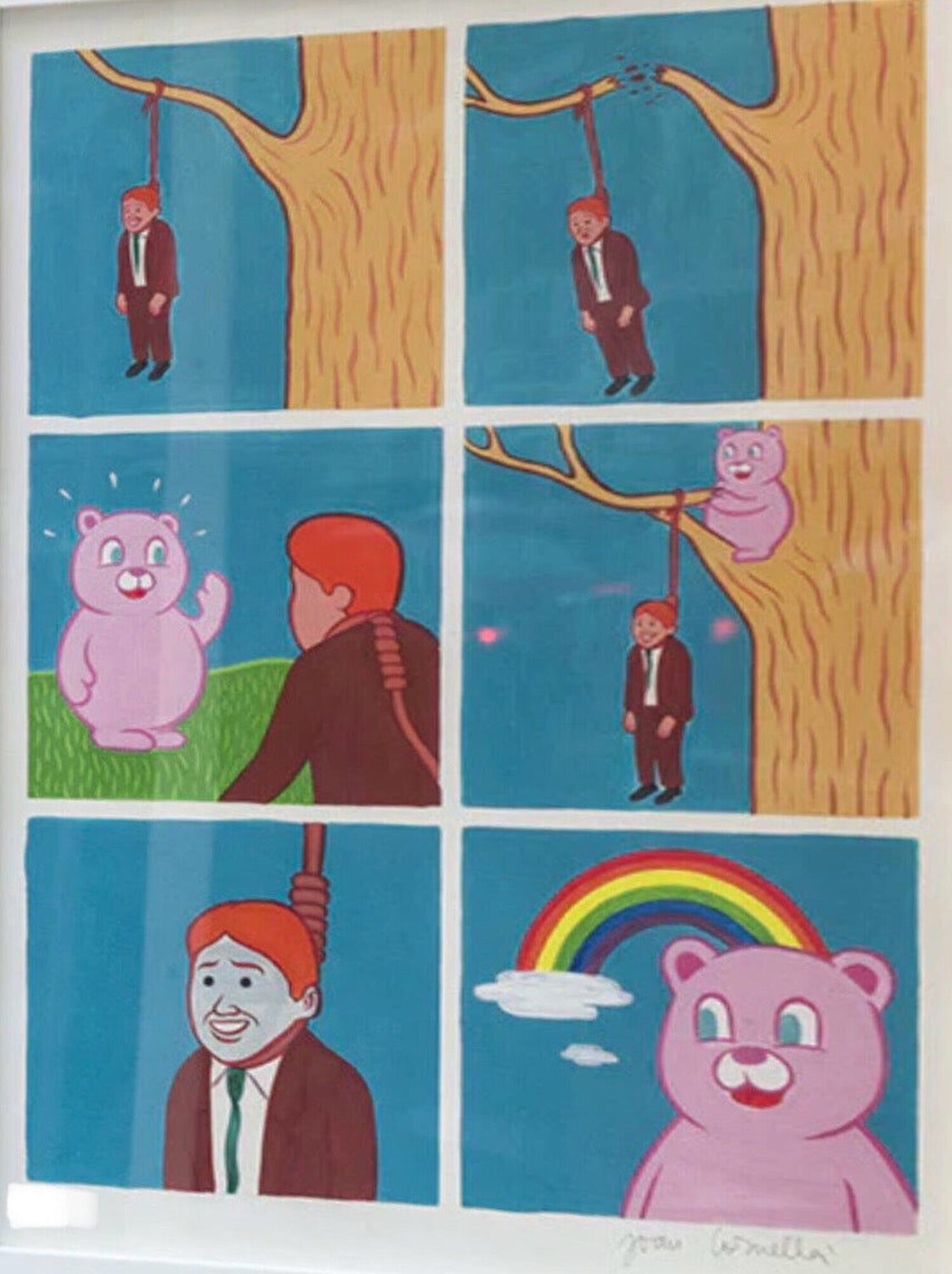 Mr. Rainbow Joan Cornellà Druck zu verkaufen