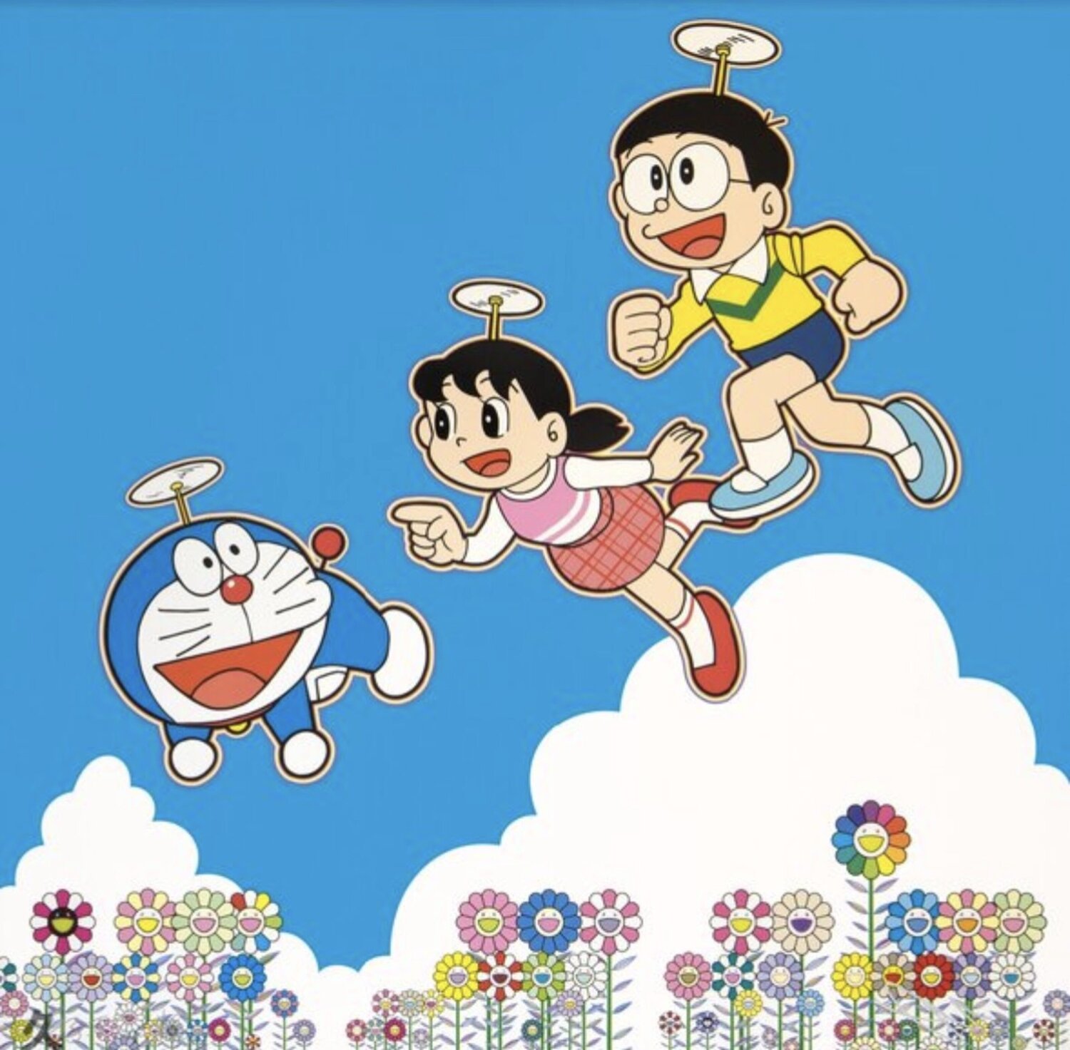 Doraemon: A Blue Sky! Like We Could Go On Forever! Takashi Murakami Afdruk te koop