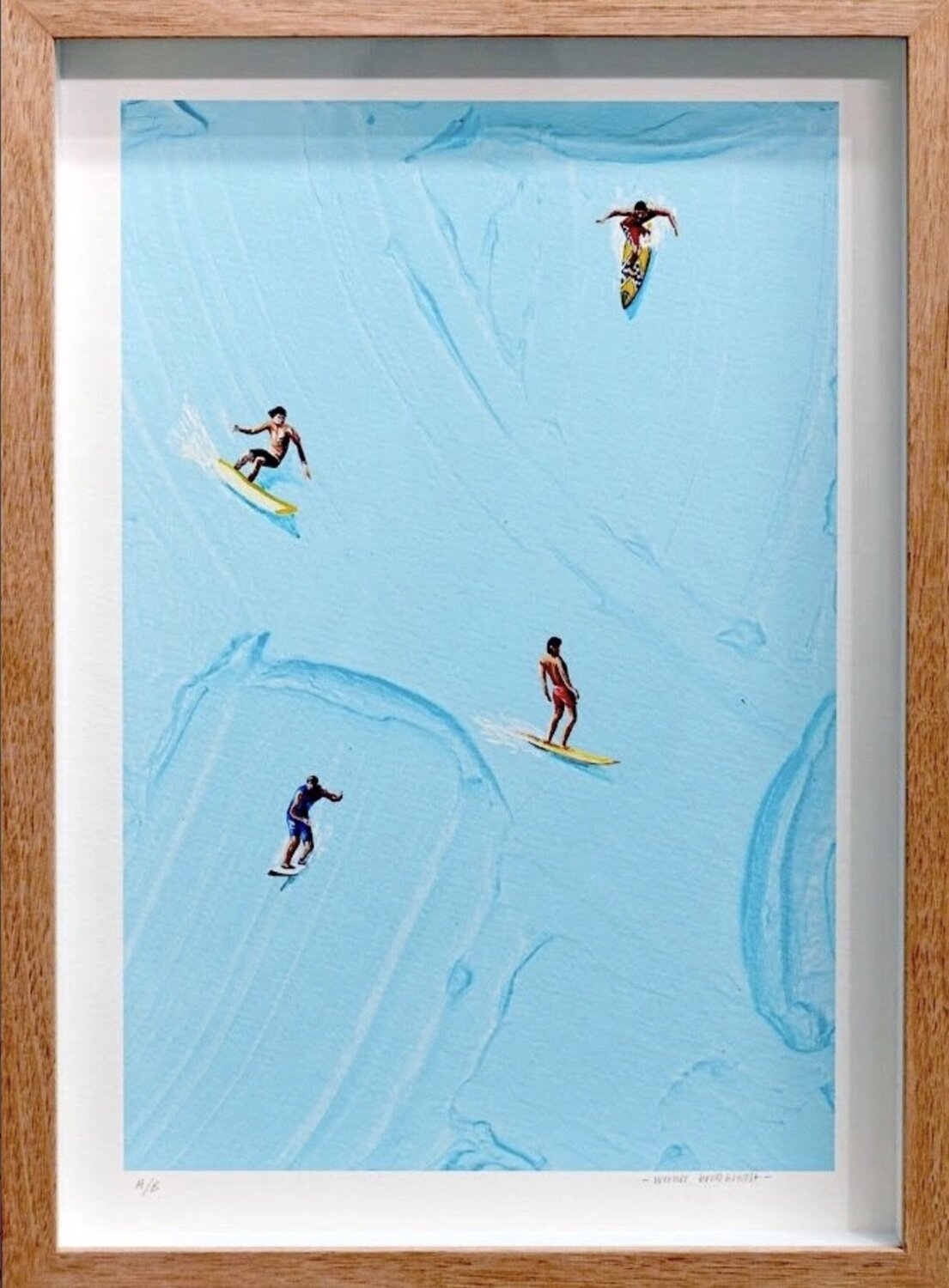 Day for It (Surfing) Werner Bronkhorst Print for sale