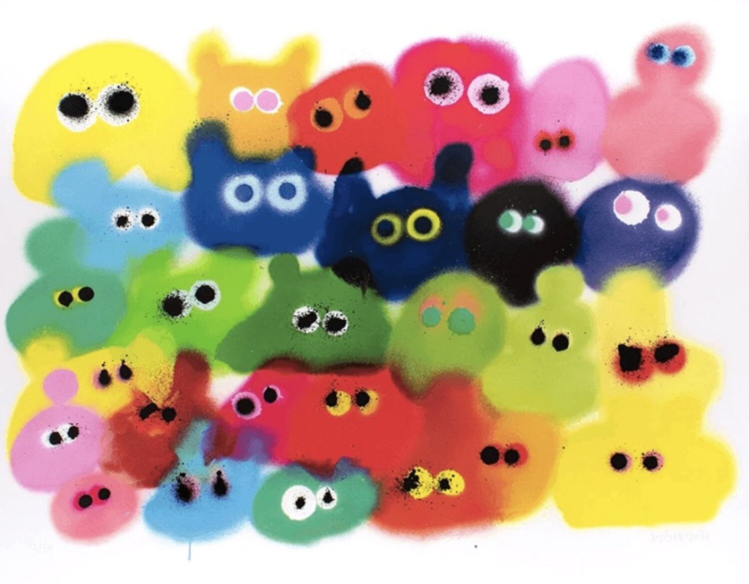 School Photo Jon Burgerman Print for sale