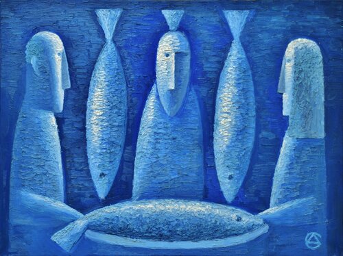 Fisch von Dmitri Svetchnikov, Malerei kaufen auf Singulart