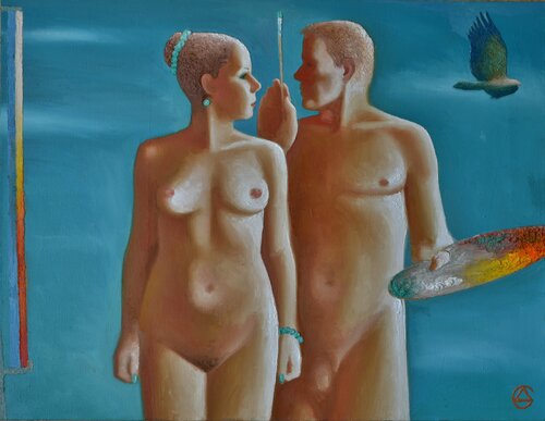 Musa Kunstler par Dmitri Svetchnikov, Peinture en vente sur Singulart