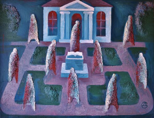 Ein Buch by Dmitri Svetchnikov, Painting for Sale on Singulart