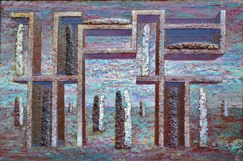 In einer Stadt par Dmitri Svetchnikov, Peinture en vente sur Singulart