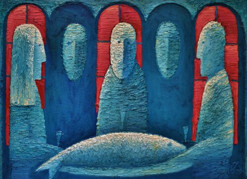 Fisch de Dmitri Svetchnikov, Pintura a la venta en Singulart