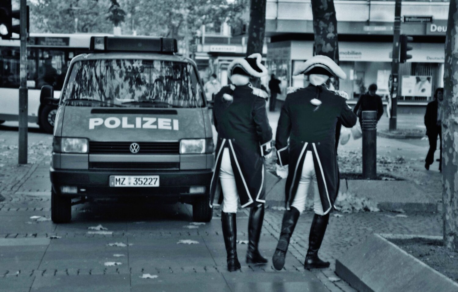 Polizei Mainz 1997 Deutschland Dmitri Svetchnikov Fotografie zu verkaufen