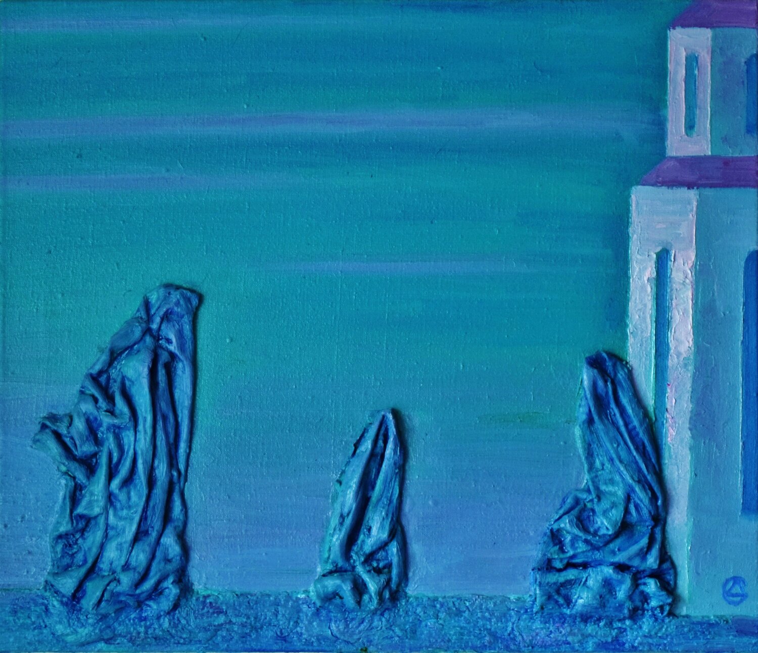 Die Wanderer Dmitri Svetchnikov Original painting for sale