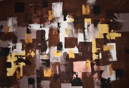 Mosaic by Marie-Jeanne Lavalette, 회화 for Sale on Singulart