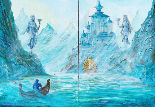 La Soglia dell' Anima van Marco Manni, Schilderij te koop op Singulart