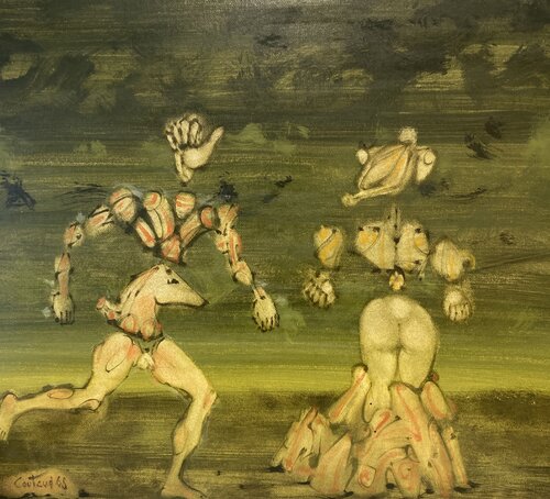 Le cheval de novembre, 1968 von Lucien Coutaud, Malerei kaufen auf Singulart