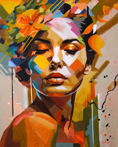 Dancing with Sunshine von Geethu Chandramohan, Malerei kaufen auf Singulart