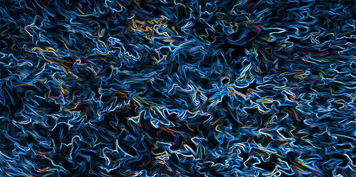 Blue Space (Unique work) by Dzmitry Rusak, 사진 for Sale on Singulart