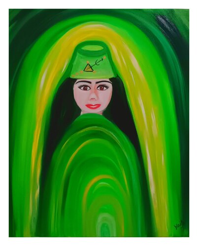 FEMME NATURE DIVINE di HAIFA MELLITI, Pittura in vendita su Singulart