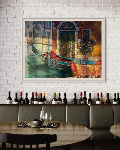 Venetian Serenade by Adriana Enescu, Painting for Sale on Singulart