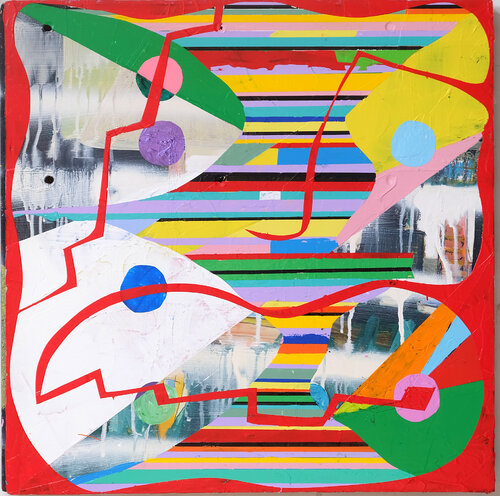 Anything I wanted I did (even under barbaric conditions) van Fred Michiels, Schilderij te koop op Singulart