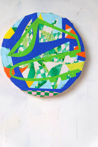 la porosité entre le dedans et le dehors van Fred Michiels, Schilderij te koop op Singulart