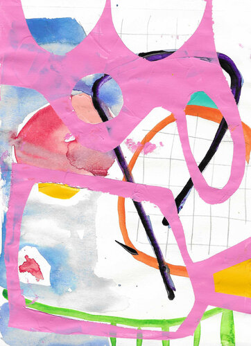 l'ambiance d'une Simca 1307 by Fred Michiels, Work on Paper for Sale on Singulart