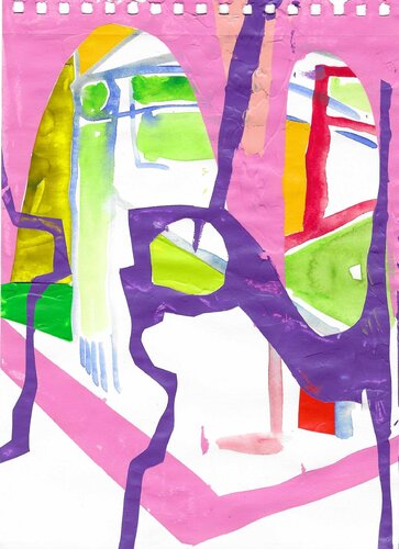 l'ambiance d'une Saab Sonett #2 by Fred Michiels, 종이 for Sale on Singulart