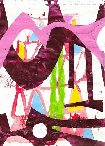 l'ambiance d'une Moretti 850 Sportiva #3 van Fred Michiels, Werk op papier te koop op Singulart